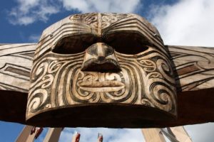 Arte tribal Maorí de la Cultura de Nueva Zelanda