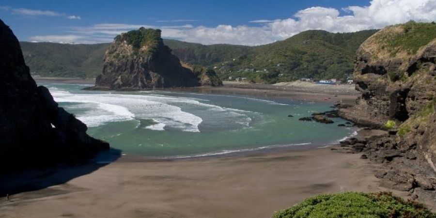 Playa Piha Que ver en Nueva Zelanda 