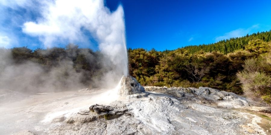  cantidades en Nueva Zelanda Volcanes